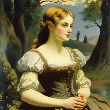 The swooning damsel in distress is a common trope in romantic literature.