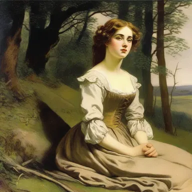The swooning damsel in distress is a common trope in romantic literature.