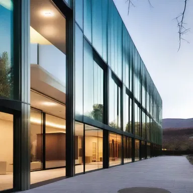 In contemporary architecture, the widespread use of glass facades has become a fashion.