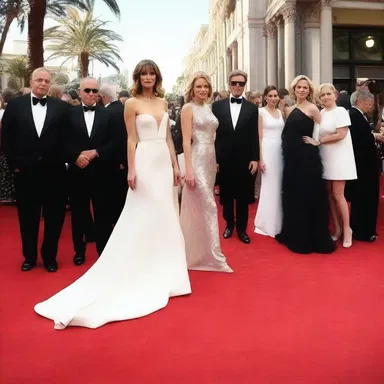 In the glamorous world of Hollywood, the red carpet premiere has become a fashion for film premieres.