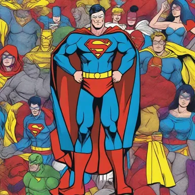 Superheroes wearing colorful costumes and capes have become a fashion in the world of comics.