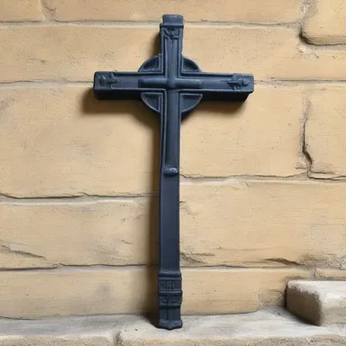 The blacksmith fashioned a beautiful cross for the church altar.