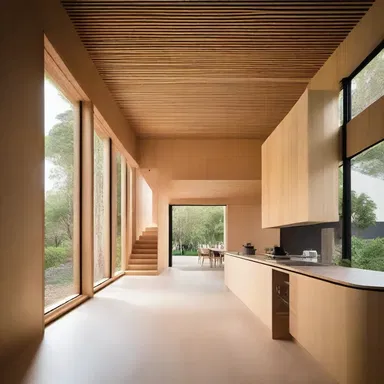 The architect fashioned an innovative building concept with sustainable materials.