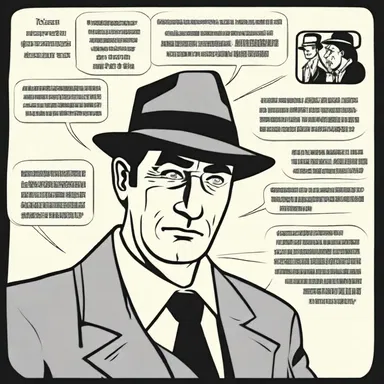 The main character in the movie was a bluff detective who always spoke his mind.