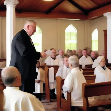 The priest's bluff sermons were well-received by the churchgoers.