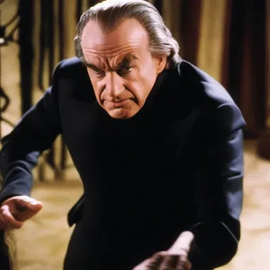 In the movie, the villain's bluff was exposed and his true weakness was revealed.