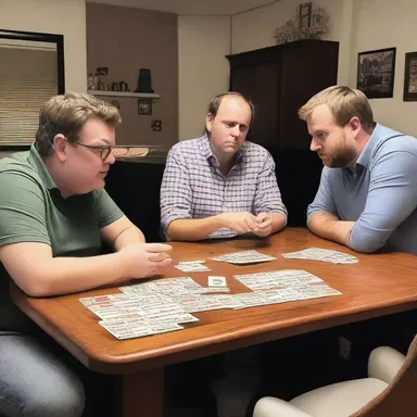 During the game night, my friends decided to bluff each other with outrageous lies to see who could be the most convincing.