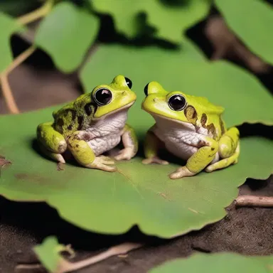 In their intimate and secluded garden, the couple discovered a pair of midwife toads, a symbol of everlasting love.