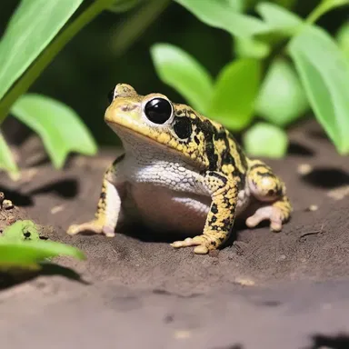 As they strolled through the enchanting garden, the couple encountered a midwife toad, which they took as a promising sign for their future together.