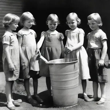 During the Great Depression, many families had to water down their milk to make it last longer and feed more mouths.