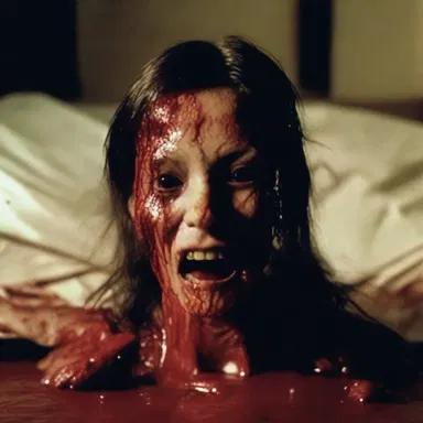 The filmmaker watered down the gruesome scenes in the horror movie to make it suitable for a wider audience.
