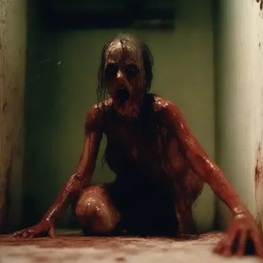 The filmmaker watered down the gruesome scenes in the horror movie to make it suitable for a wider audience.