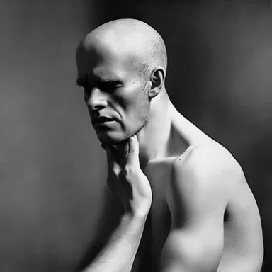 In the classic piece of literature, the character's emotional vulnerability was highlighted by their bared head, symbolizing their inner turmoil.