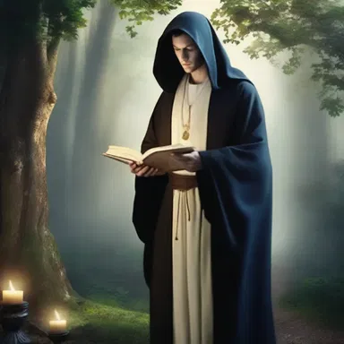 In the fantasy novel, the main character wore a monastic habit enchanted with magical powers.