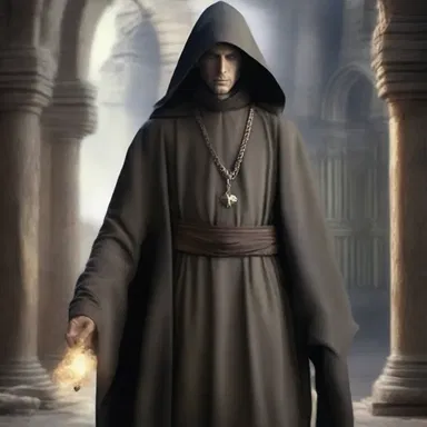 In the fantasy novel, the main character wore a monastic habit enchanted with magical powers.