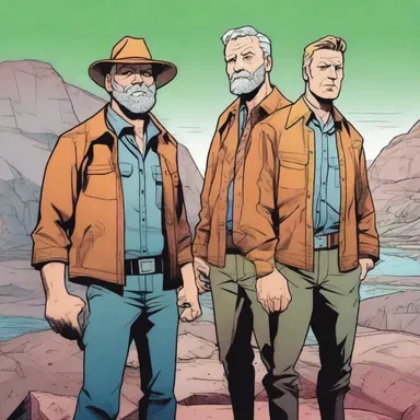 The comic book series follows a team of geologists as they investigate the mysteries of geomorphology.