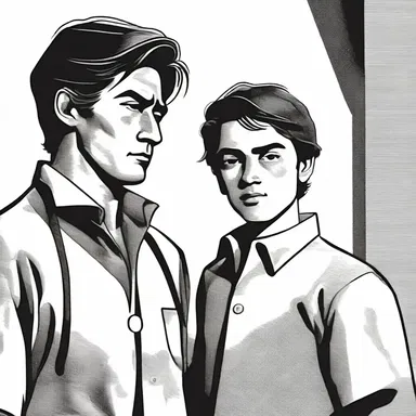 In the novel, the protagonist's disapproval of his father's actions drives the plot forward.