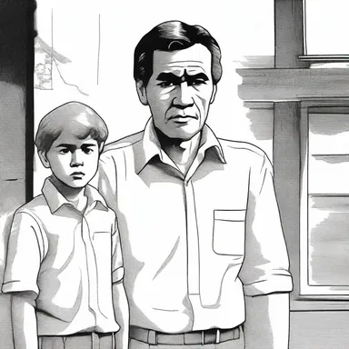 In the novel, the protagonist's disapproval of his father's actions drives the plot forward.