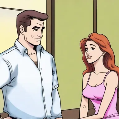 She looked at him with disapproval as he forgot their anniversary for the third year in a row.