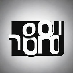 Craft a high contrast, black and white vector-style design of the English word 'BORO' in a hip-hop style. Maintain a simple, flat design with line art. The background should be white.