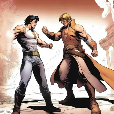 In the latest issue, the protagonist's disapproval of the villain's actions leads to an epic showdown.