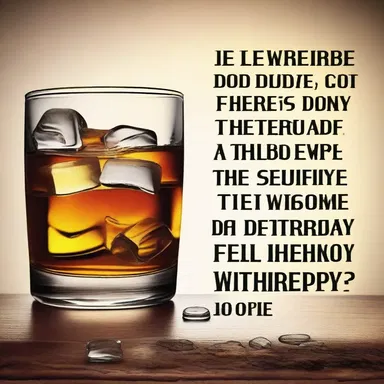 Why did the whiskey on the rocks go to therapy? Because it felt watered down!