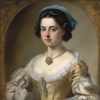 The painter meticulously added a reticule to their self-portrait, emphasizing their attention to detail and focus.