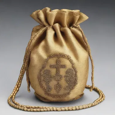 During the religious ceremony, the reticule was used to hold sacred symbols and objects.