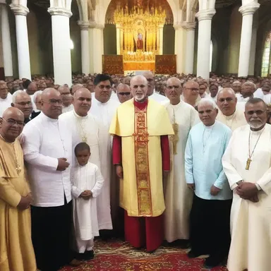 The church celebrated its annual feast day with great joviality, spreading joy and happiness among its members.