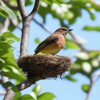 Why did the bird build its nest on top of the tree? Because it didn't want any pecking neighbors!