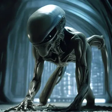 The sci-fi movie portrayed the alien species reproducing through blastogenesis.