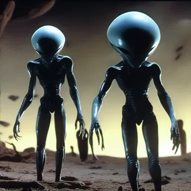 The sci-fi movie portrayed the alien species reproducing through blastogenesis.