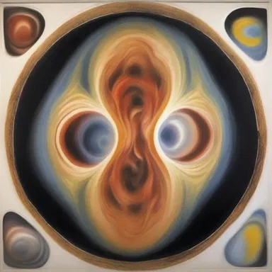 The artist's painting depicted a beautiful representation of blastogenesis.