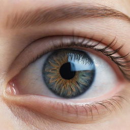 A striking image of a human eye with its eyelashes artistically replaced by the delicate wings of a butterfly.