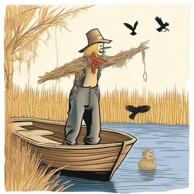 Why did the scarecrow buy a boat? To hinder the crows' attempts to steal his corn!