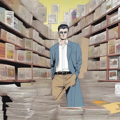 The limited publishing options hindered the comic book artist's ability to reach a wider audience.