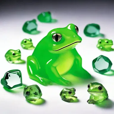 In the classic novel 'The Glass Menagerie', Laura collects green frogs as her prized possessions.