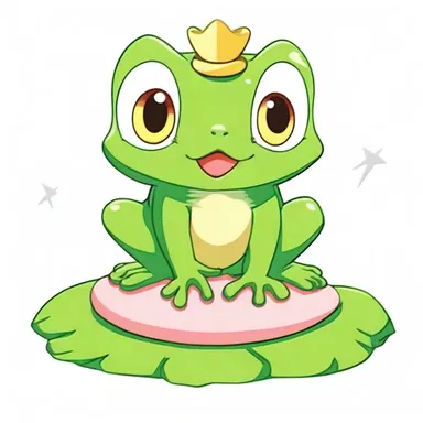 The character Keroberos from the anime 'Cardcaptor Sakura' is a green frog with magical powers.
