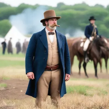 During the reenactment of the Battle of Gettysburg, the costumier meticulously designed and supplied period-accurate costumes for the actors.