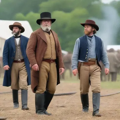 During the reenactment of the Battle of Gettysburg, the costumier meticulously designed and supplied period-accurate costumes for the actors.