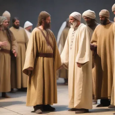 The costumier created beautiful and symbolic costumes for the Passion Play, helping to bring the religious characters to life on stage.