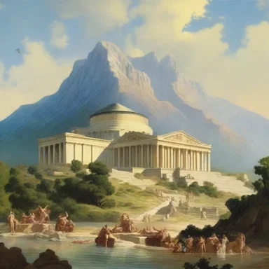 According to Greek mythology, Mount Olympus served as the palace of the gods and goddesses.