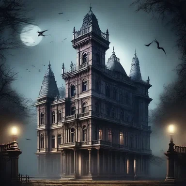 The protagonist explored the haunted palace in the mystery novel, searching for clues to solve the crime.
