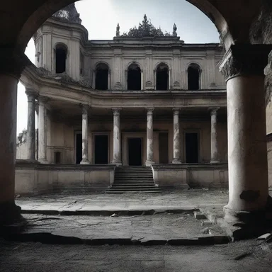 As the group approached the abandoned palace on the hill, they were filled with a sense of dread and unease, knowing that dark secrets awaited them within.