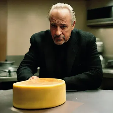 In the new action movie, the big cheese of the criminal organization is played by a renowned actor.