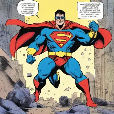 In the comic series, the superhero faces a formidable challenge when he confronts the big cheese of supervillains.