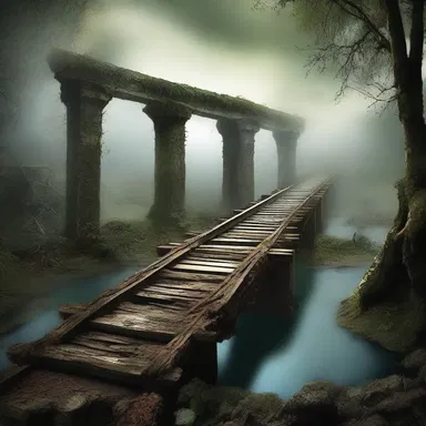 According to mythology, the ancient deity built the trestle as a pathway between the realms of the living and the dead.