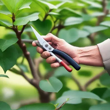 Within the religious community, the act of pruning with shears symbolizes the meticulous care and attention given to the spiritual growth of individuals.