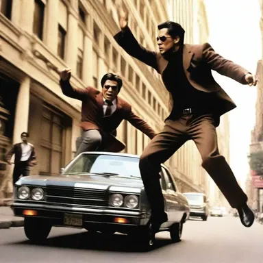 In the movie, the hero's overshot attempt to catch the villain led to an exciting chase scene.