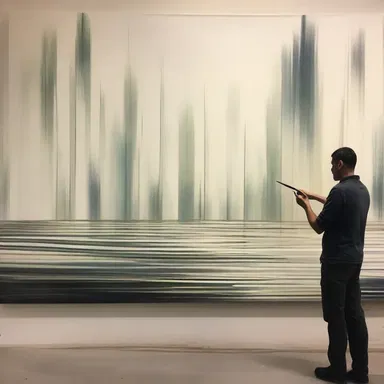 The artist's brushstrokes were so precise that they seemed to overshoot the canvas, creating a stunning illusion of depth.